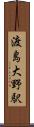 渡島大野駅 Scroll