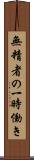無精者の一時働き Scroll