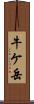 牛ケ岳 Scroll
