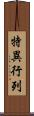 特異行列 Scroll