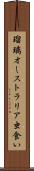 瑠璃オーストラリア虫食い Scroll