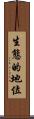 生態的地位 Scroll