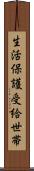 生活保護受給世帯 Scroll