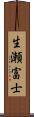 生瀬富士 Scroll