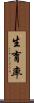 生育率 Scroll