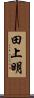 田上明 Scroll