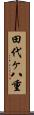 田代ヶ八重 Scroll