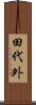 田代外 Scroll