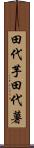 田代芋 Scroll