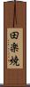 田楽焼 Scroll