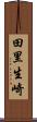 田里生崎 Scroll