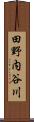田野内谷川 Scroll