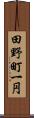 田野町一円 Scroll