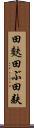 田麩 Scroll