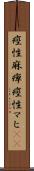 痙性麻痺 Scroll