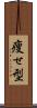 痩せ型 Scroll