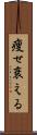 痩せ衰える Scroll