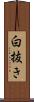 白抜き Scroll