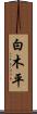 白木平 Scroll