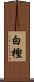 白樫 Scroll