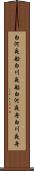白河夜船 Scroll