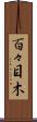百々目木 Scroll