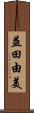 益田由美 Scroll