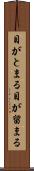 目がとまる Scroll