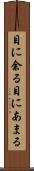 目に余る Scroll