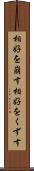 相好を崩す Scroll