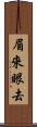 眉來眼去 Scroll