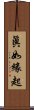 眞如緣起 Scroll