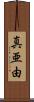 真亜由 Scroll