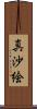 真沙絵 Scroll