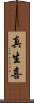 真生喜 Scroll