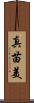 真苗美 Scroll