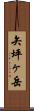 矢坪ヶ岳 Scroll