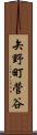 矢野町菅谷 Scroll