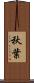 秋葉 Scroll