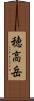 穂高岳 Scroll
