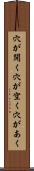 穴が開く Scroll