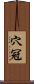 穴冠 Scroll