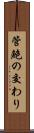 管鮑の交わり Scroll