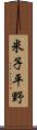 米子平野 Scroll
