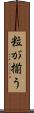 粒が揃う Scroll