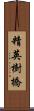 精英樹橋 Scroll