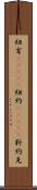 紐育(ateji) Scroll