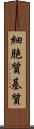 細胞質基質 Scroll