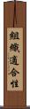組織適合性 Scroll