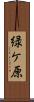 緑ケ原 Scroll